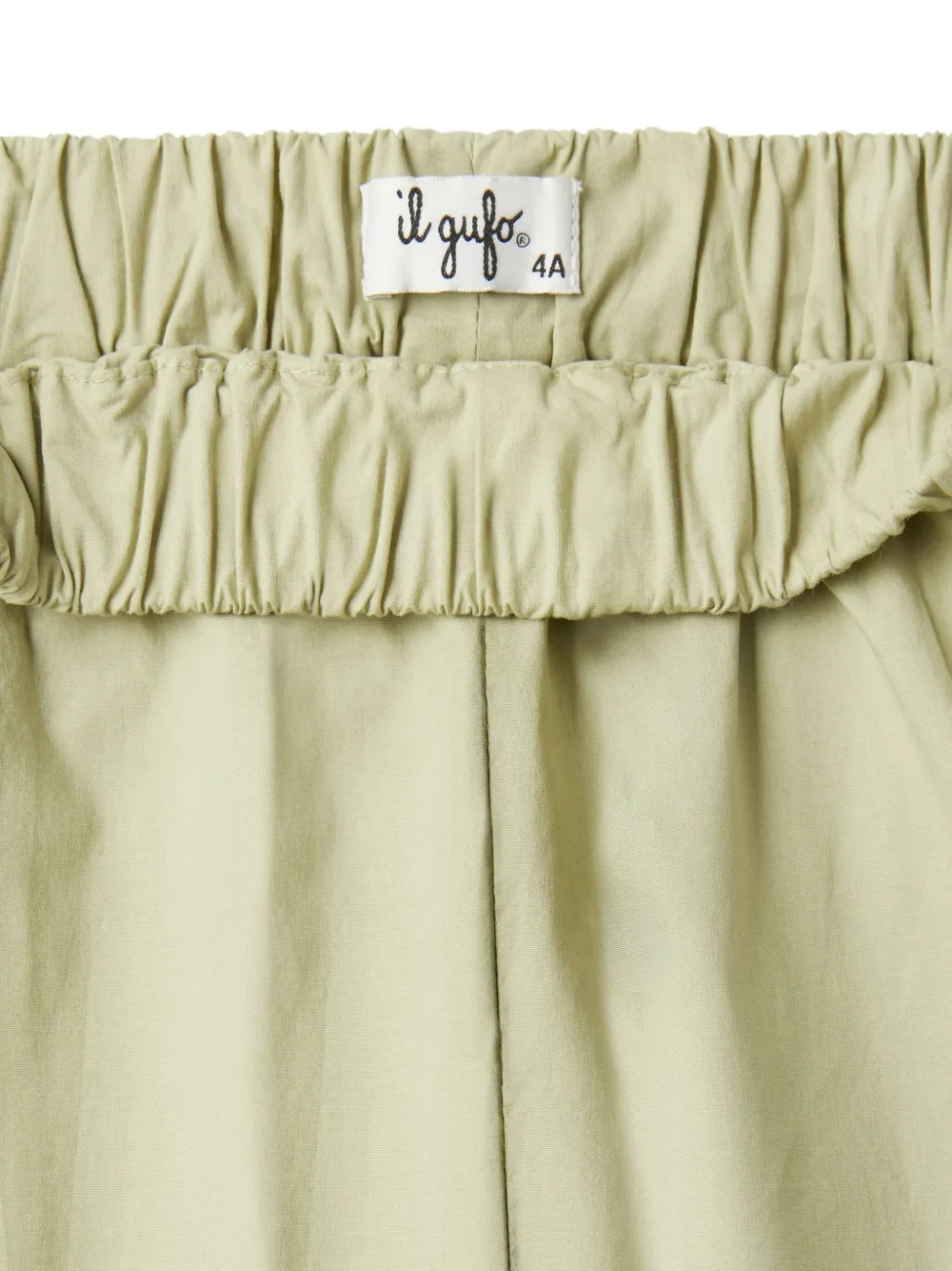 Il Gufo Cotton Short Set In Green