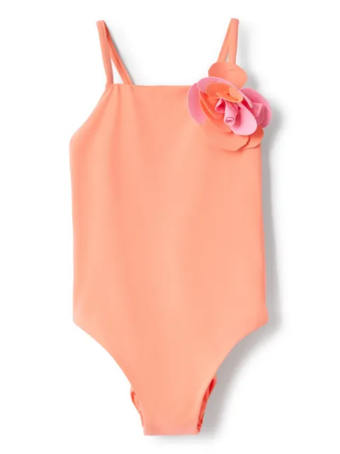 Il Gufo traje de baño con aplique floral