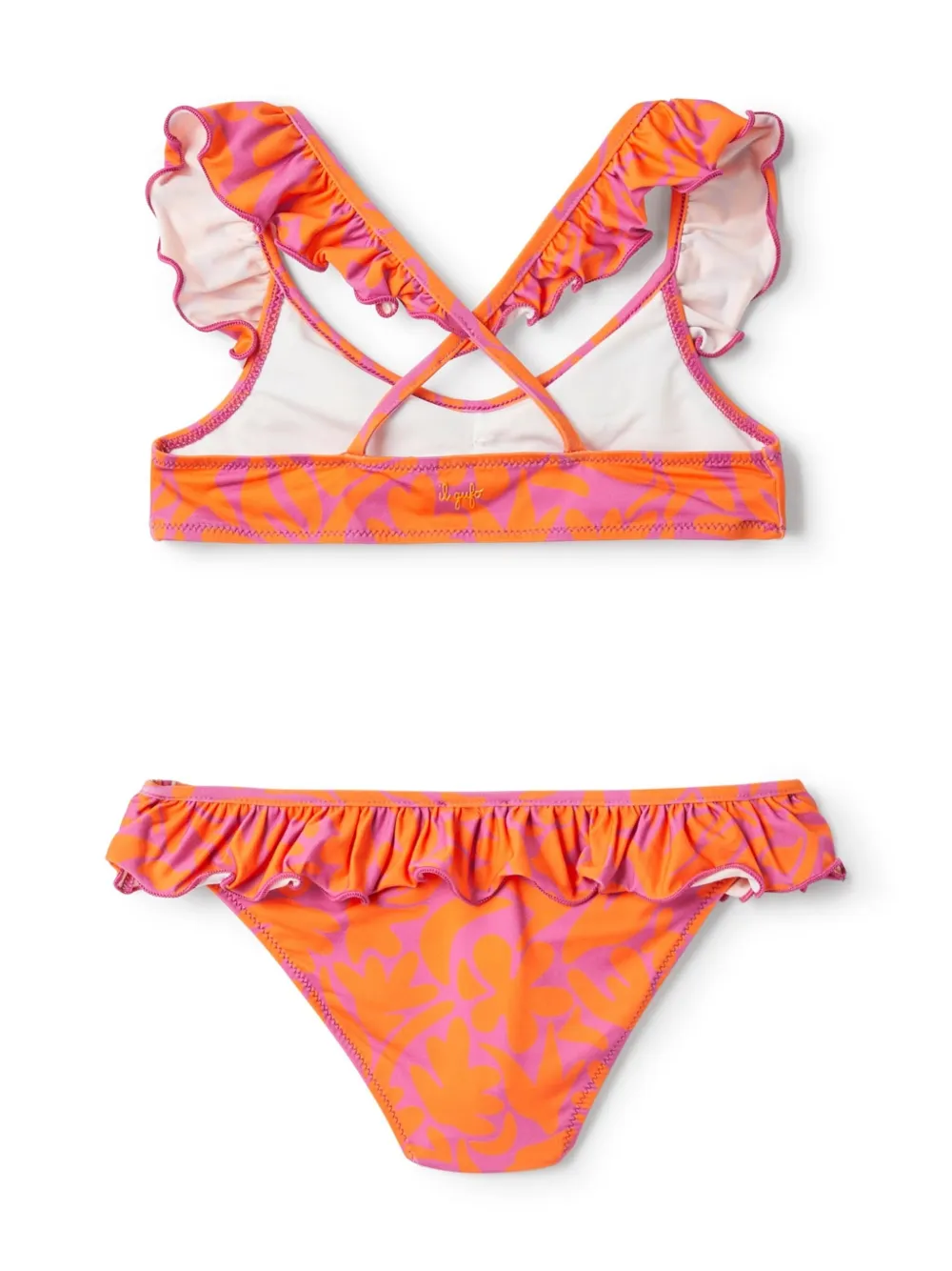Il Gufo Bikini met ruches - Oranje