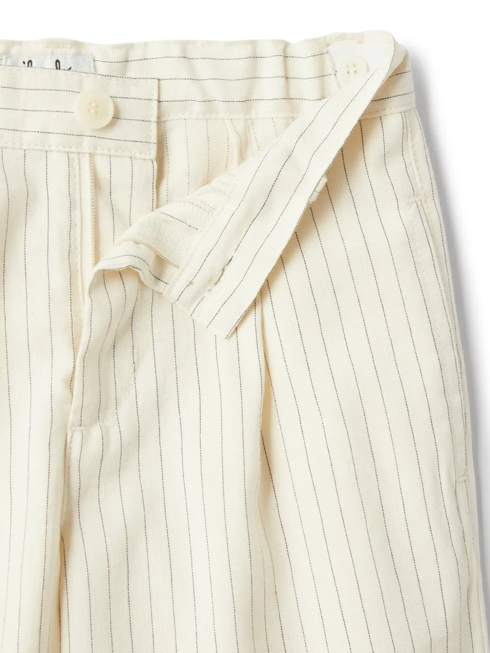 Il Gufo Gestreepte shorts Wit