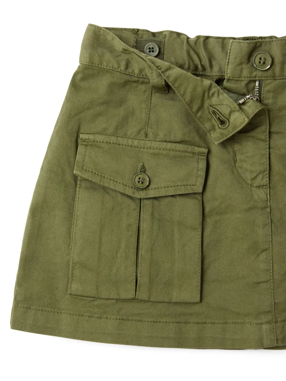 Il Gufo Rok met elastische tailleband Groen