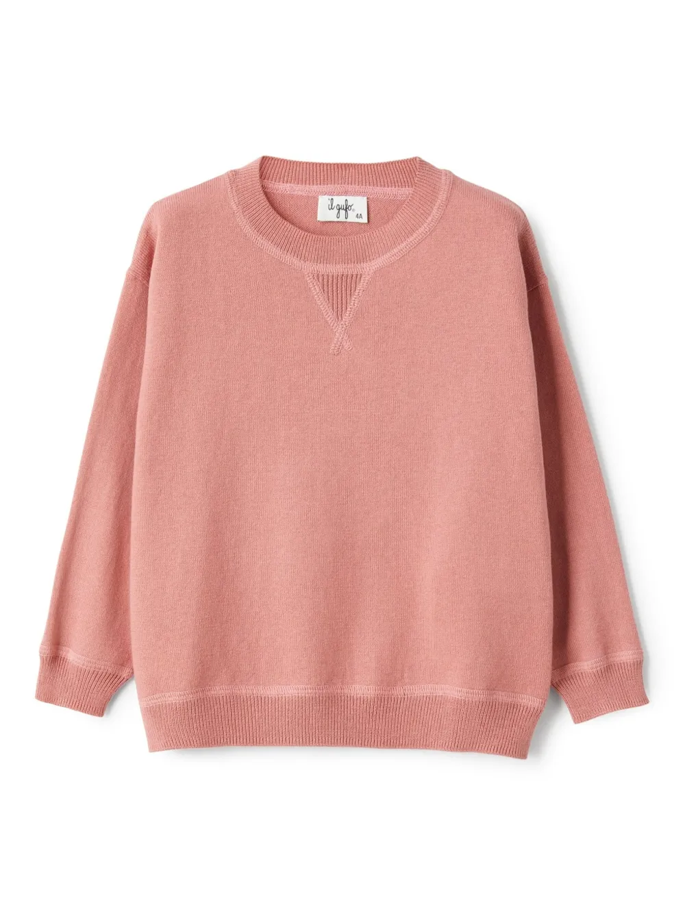 Il Gufo Sweater met ronde hals Roze