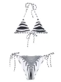 Jean Paul Gaultier Mariniere Body Morphing bikini - White