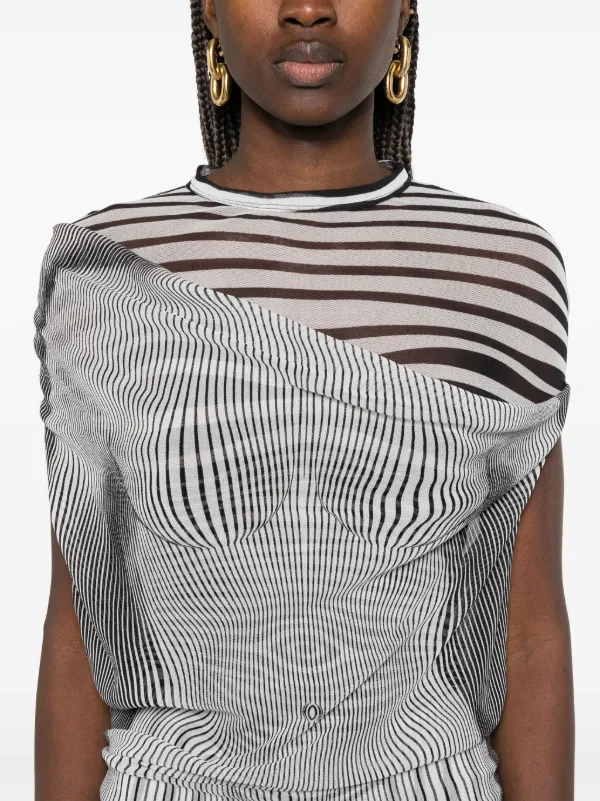 Jean Paul Gaultier The Long Draped Body Morphing Maxi Dress