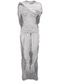 Jean Paul Gaultier The Long Draped Body Morphing maxi dress - Black