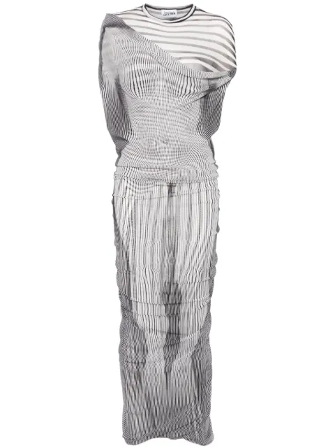Jean Paul Gaultier The Long Draped Body Morphing maxi dress RO357T5780100 - 0