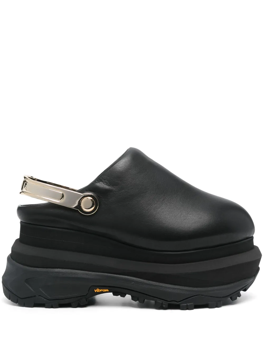 sacai mules Sabot Wedge | negro | Image 1
