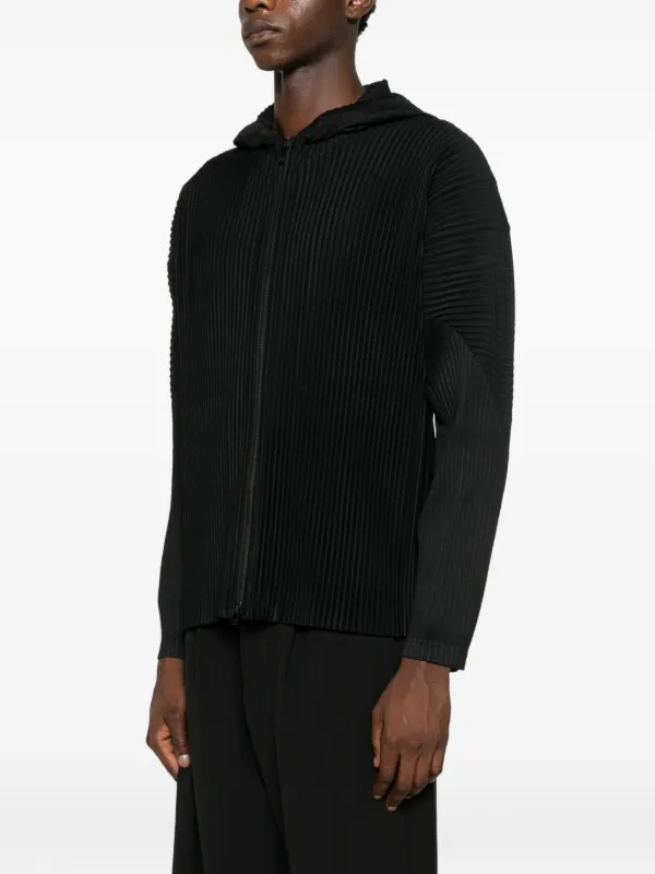 Homme Plissé Issey Miyake June ジャケット | ブラック | FARFETCH JP