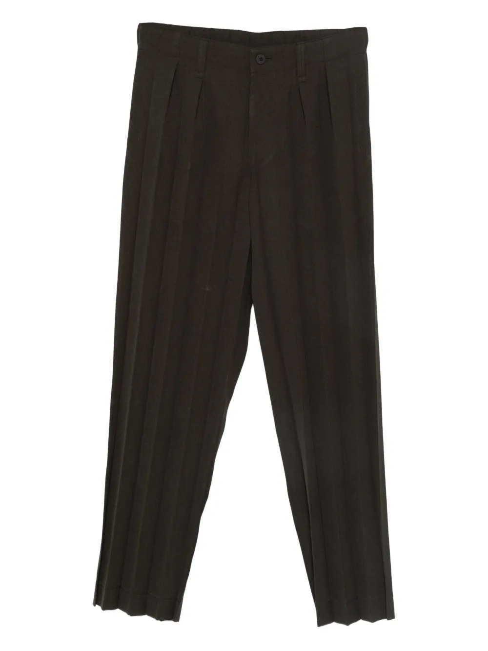 Homme Plissé Issey Miyake pleated trousers - Marrone