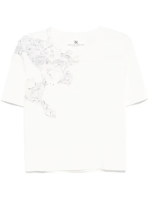 Ermanno Scervino playera con detalles de cristal