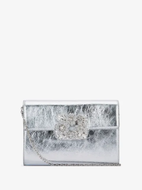 Roger Vivier mini Rv Bouquet Strass envelope bag
