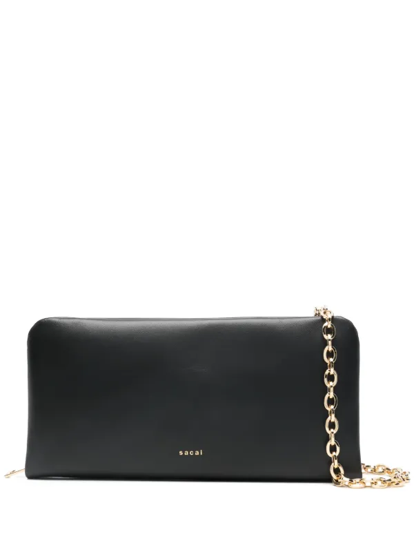 Sacai Padded Cross Body Bag in Black