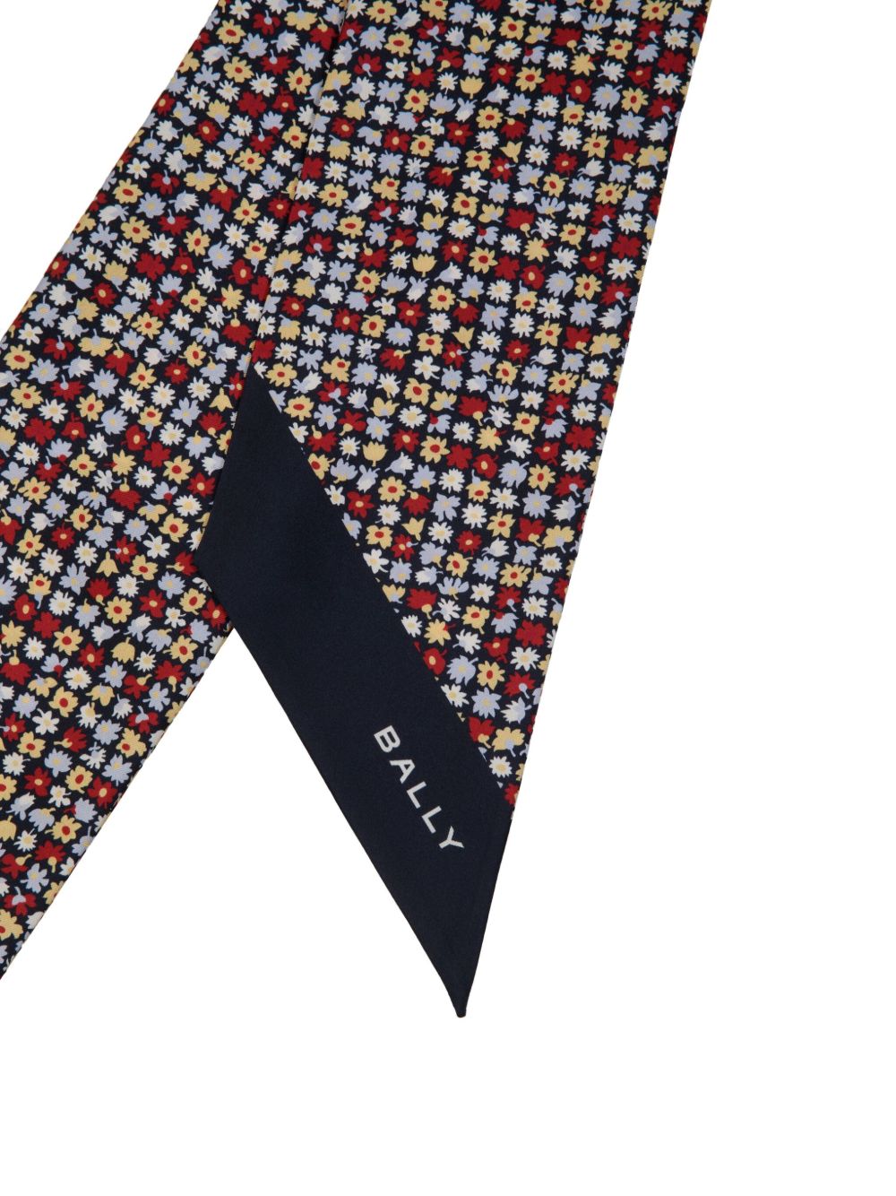 Bally Microflowers silk scarf - Blauw