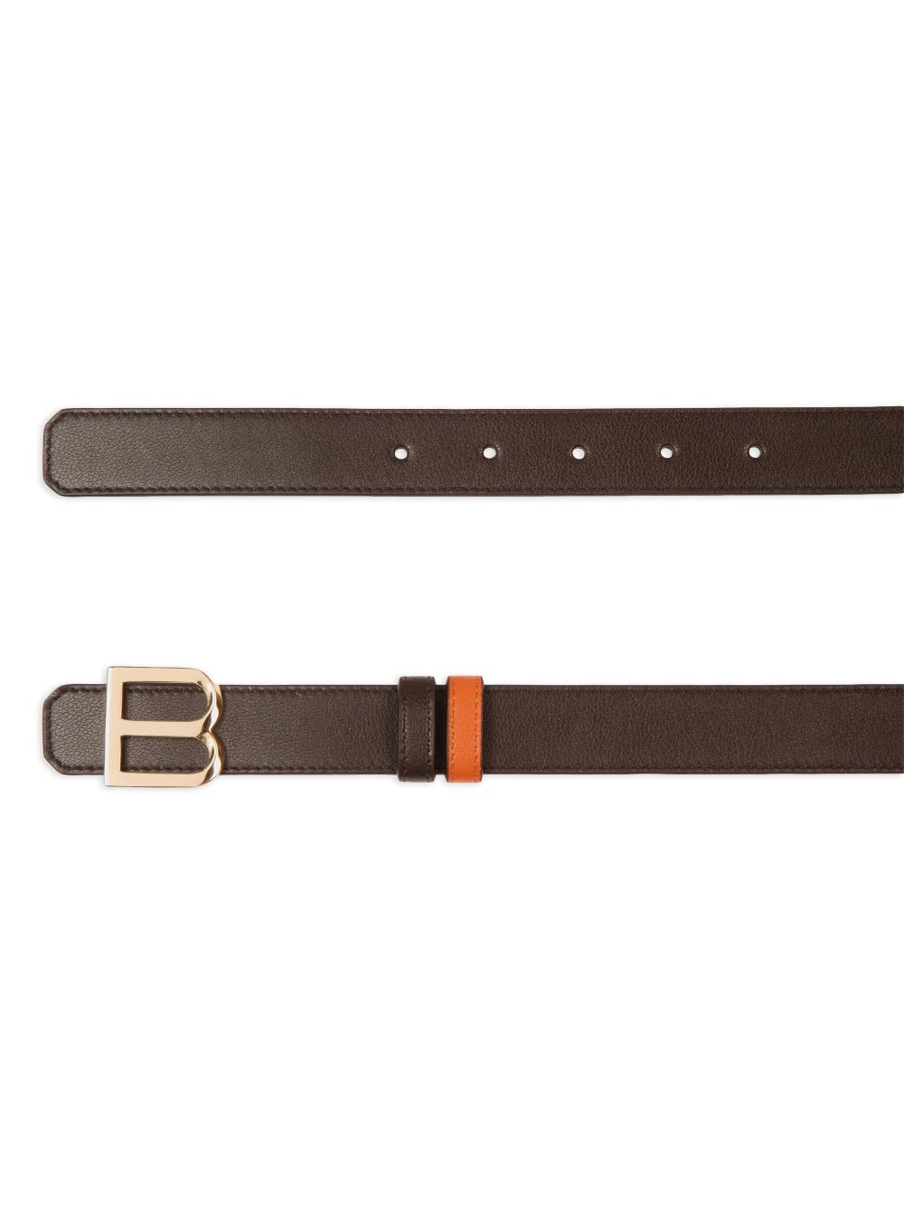 Bally B Twist reversible belt - Brown