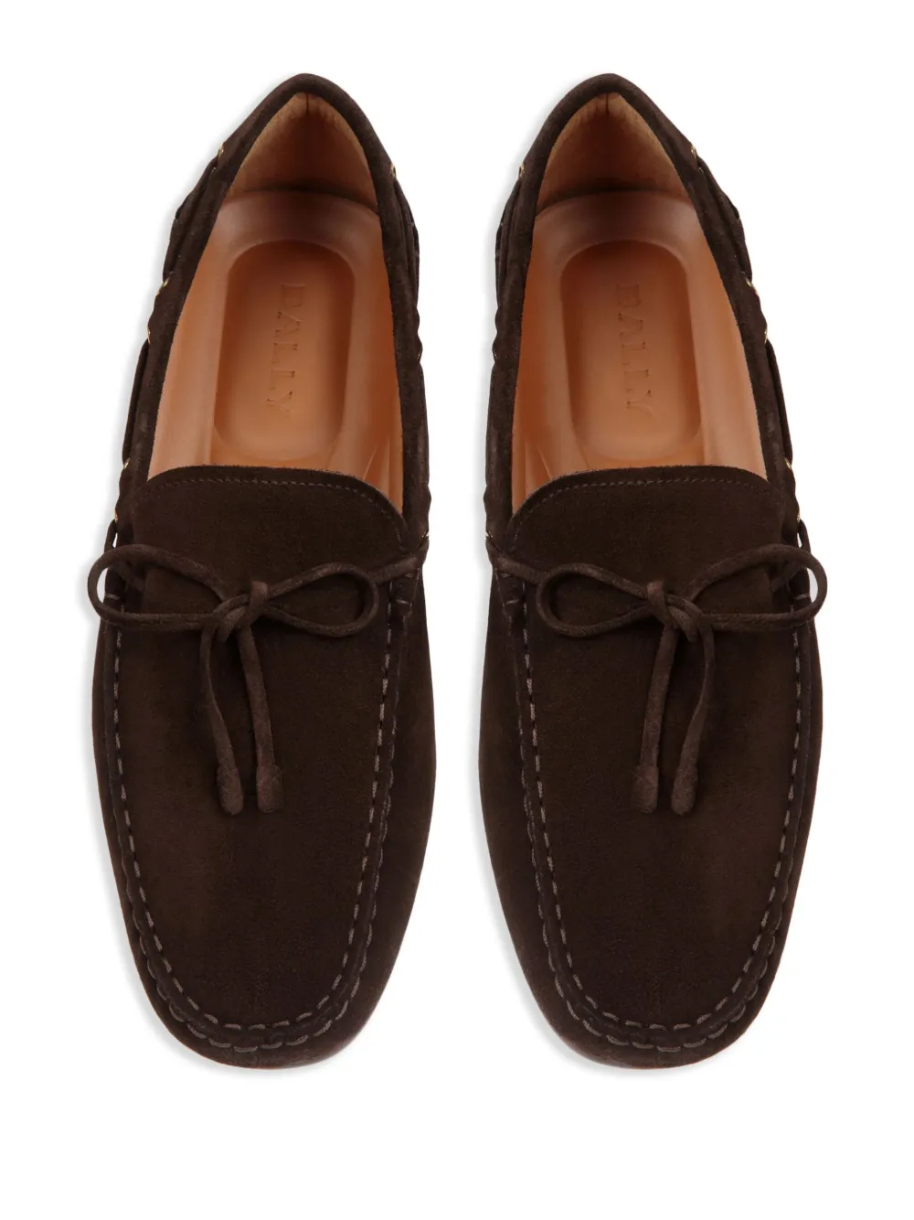 Bally suede loafers Brown