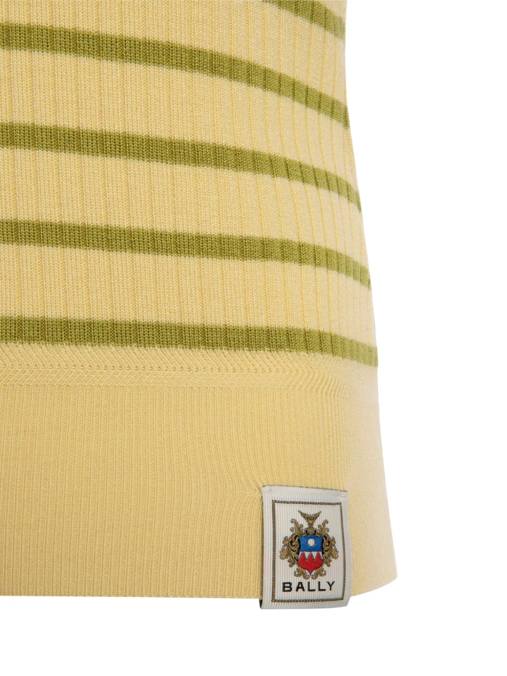 Bally Gestreept poloshirt Geel