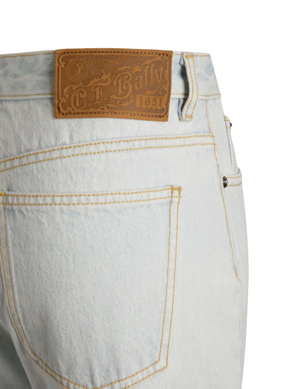 Bally Jeans met logopatch Blauw