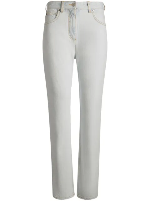 Bally logo patch jeans 