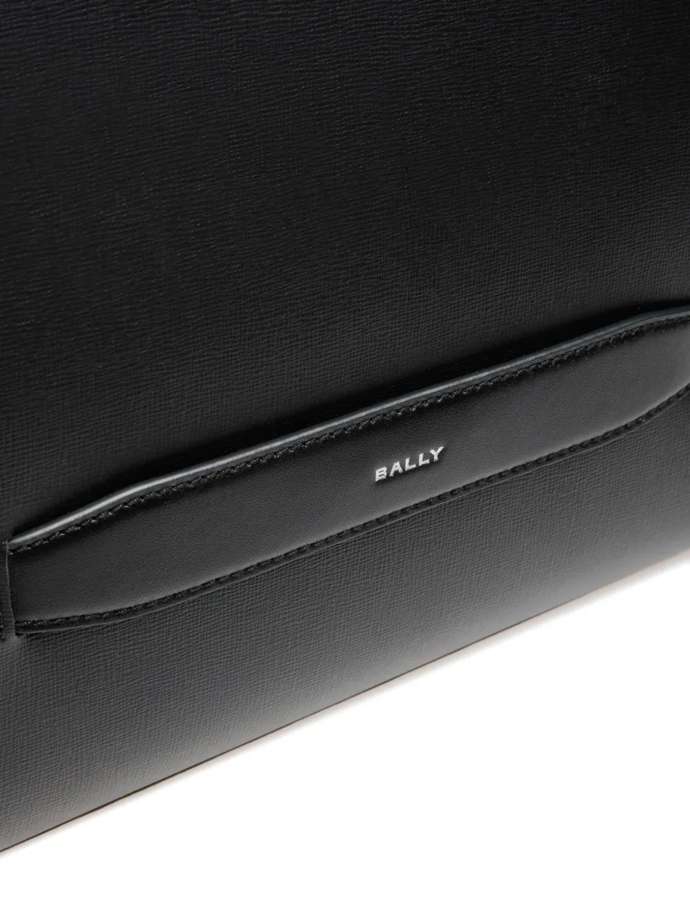Bally Leren clutch Zwart