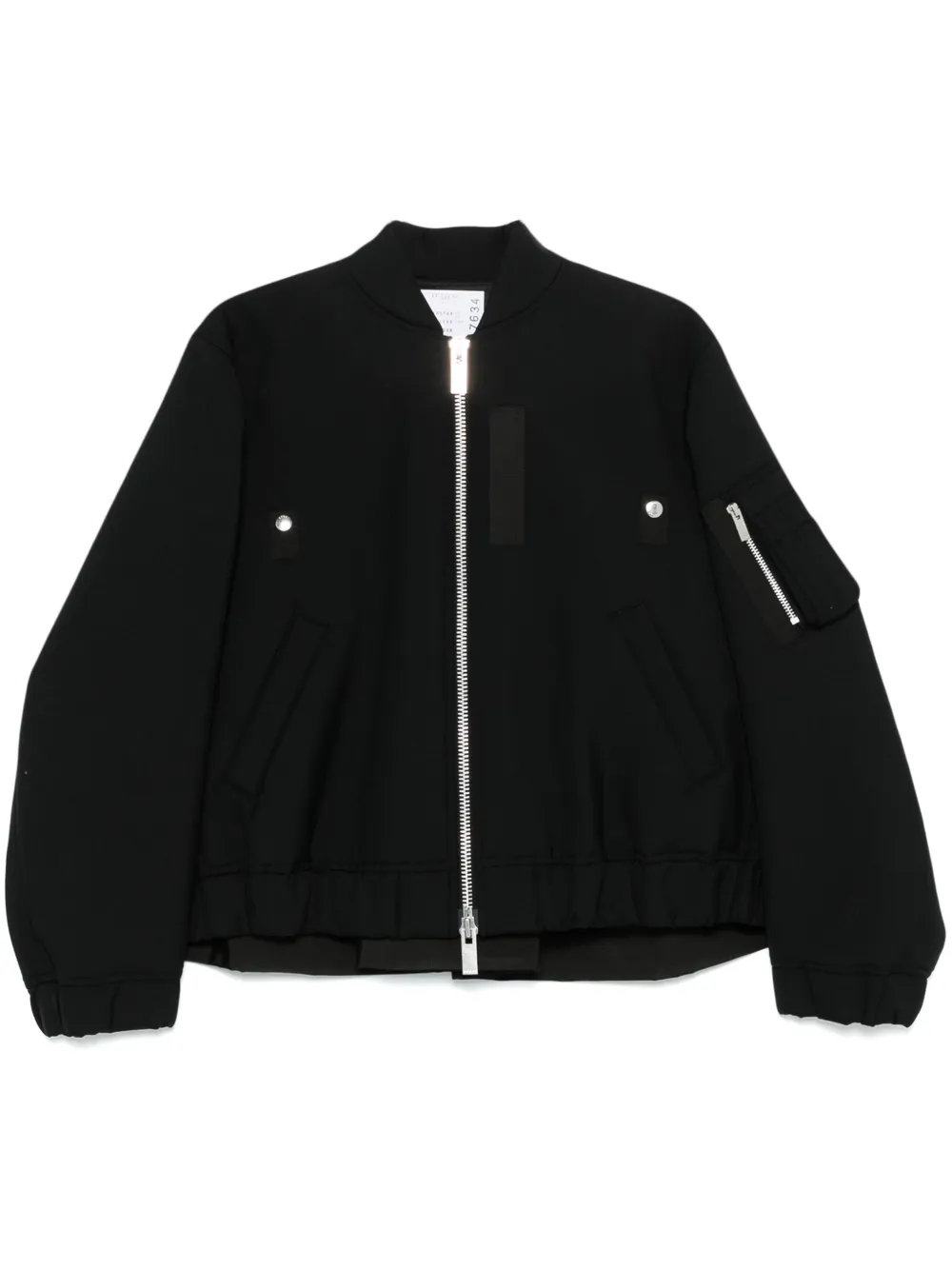 invert-pleat bomber jacket