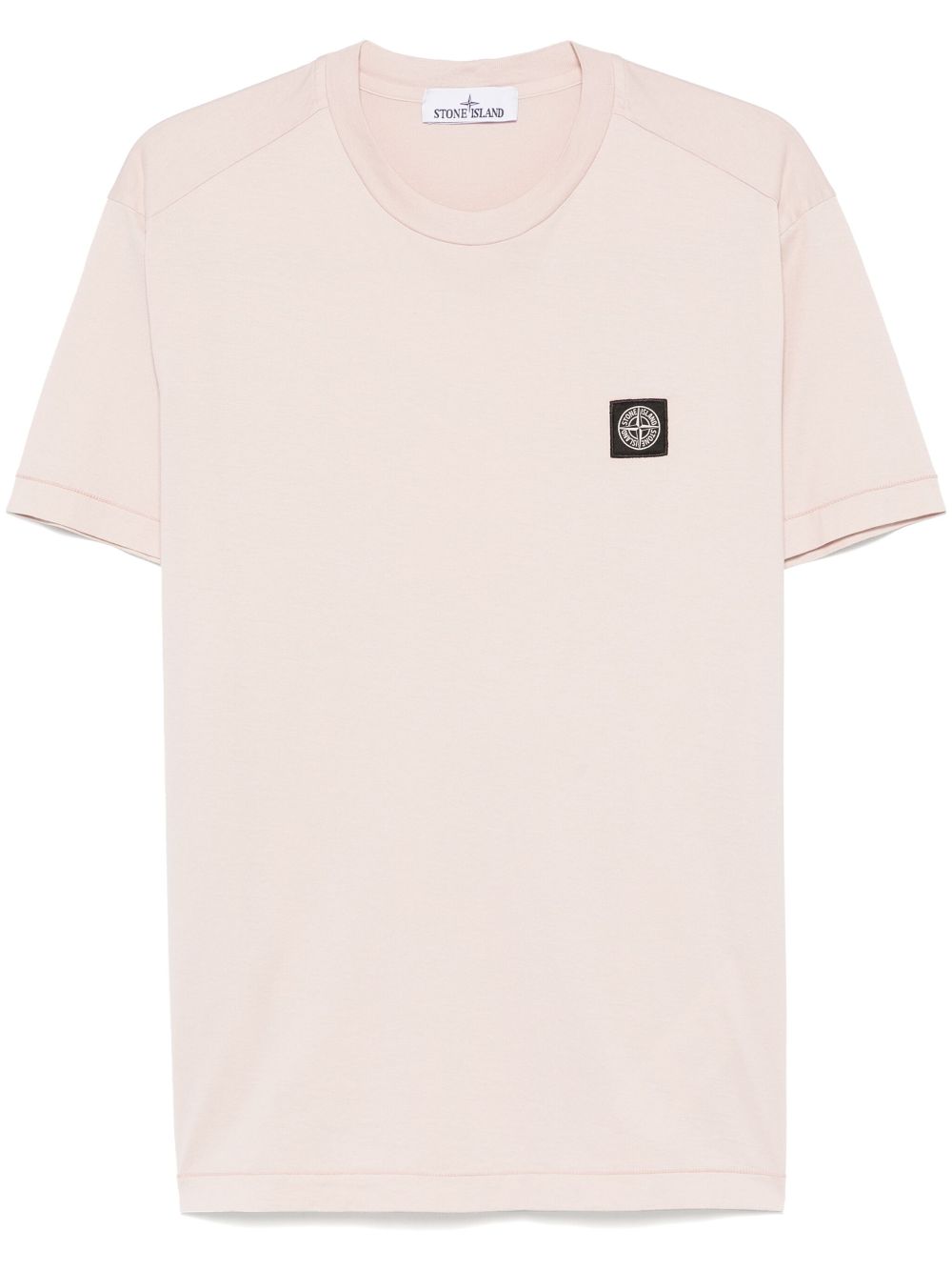 Stone Island Compass-motif T-shirt - Pink