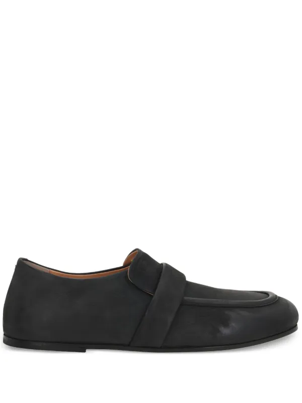 【関税込み】Marsell ブラック Musona ローファー Men's Black Leather Loafers Musona - Marsèll