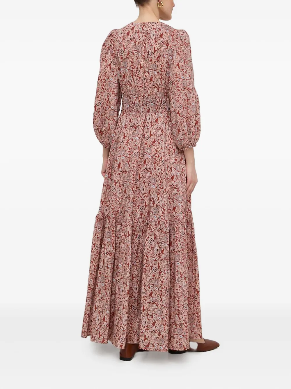 IVY OAK Drea maxi-jurk Rood
