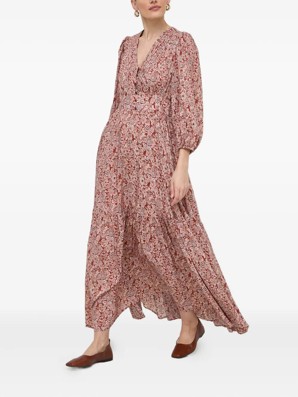 IVY OAK Drea maxi dress | Red | Image 1