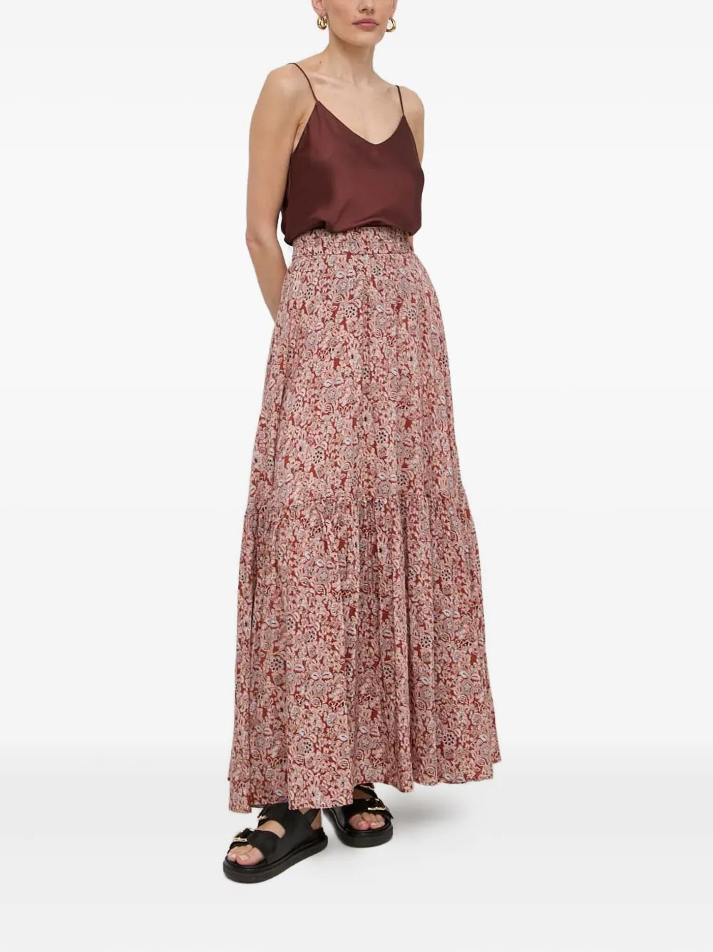 IVY OAK Sanja maxi-rok - Rood
