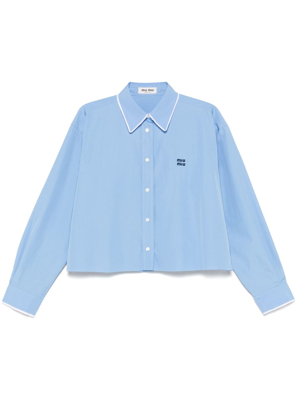 Image 1 of Miu Miu camisa con logo bordado