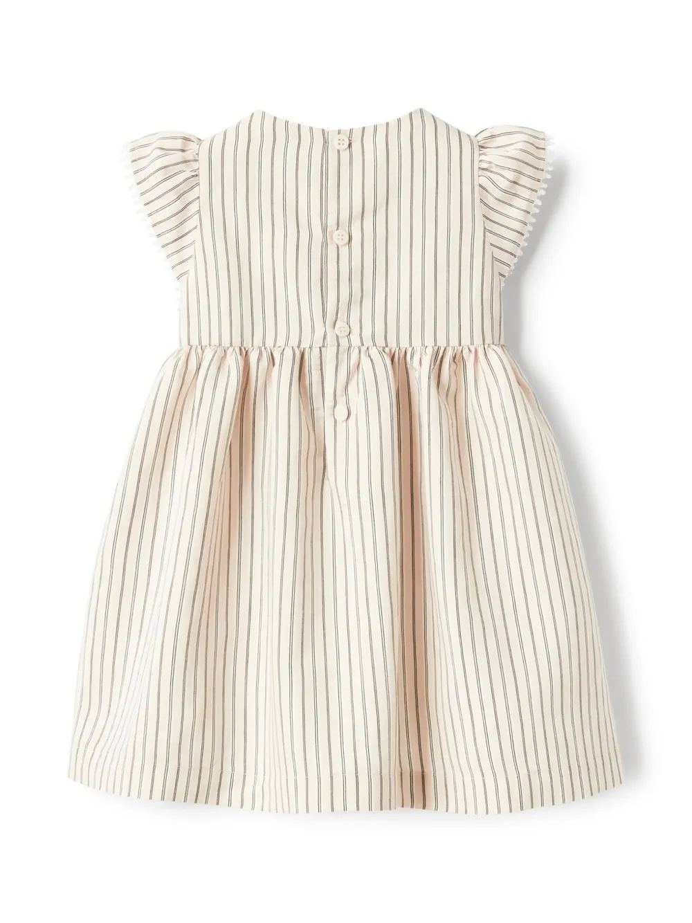 Il Gufo striped dress - Beige