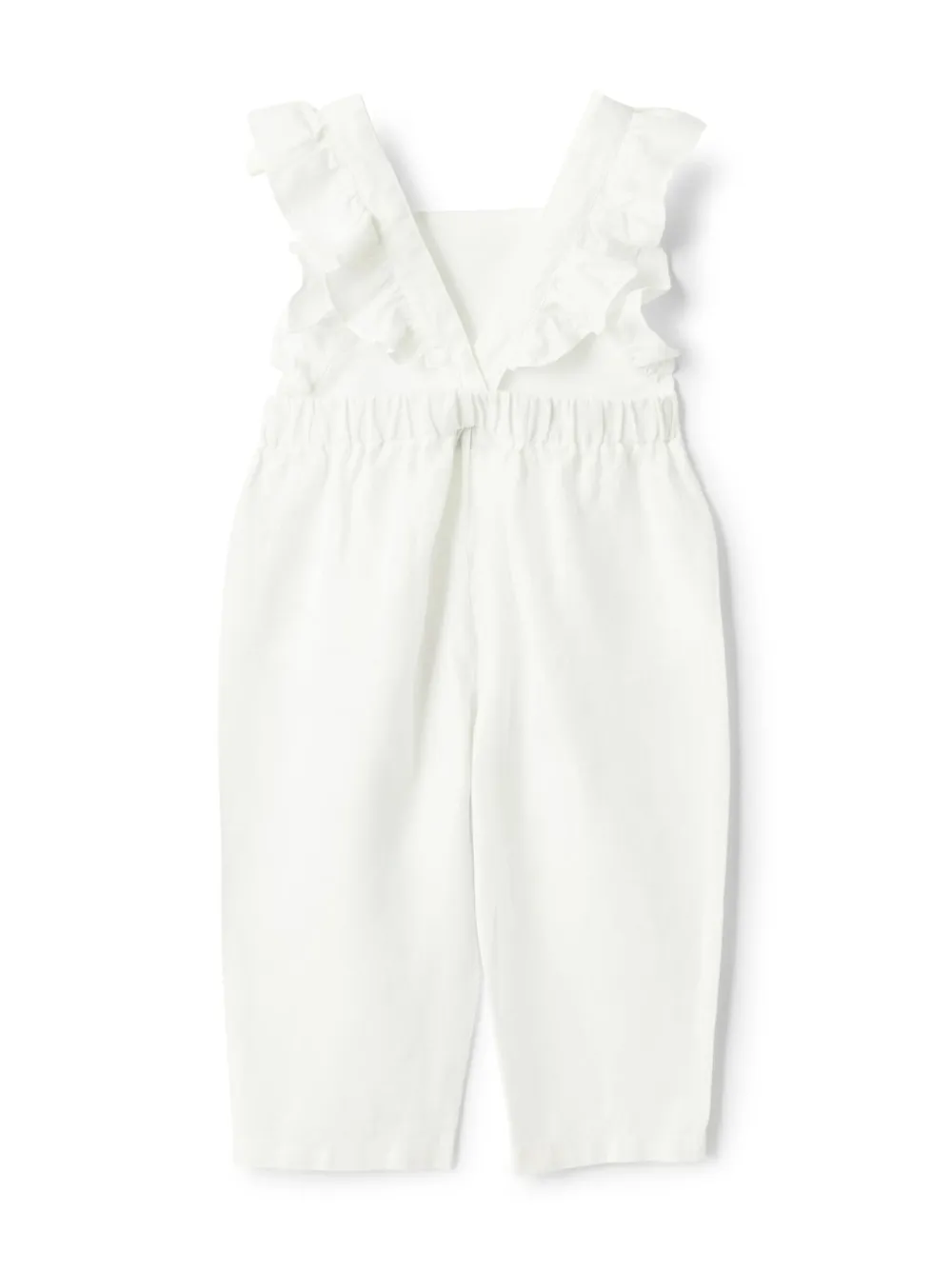 Il Gufo linen dungarees - Wit