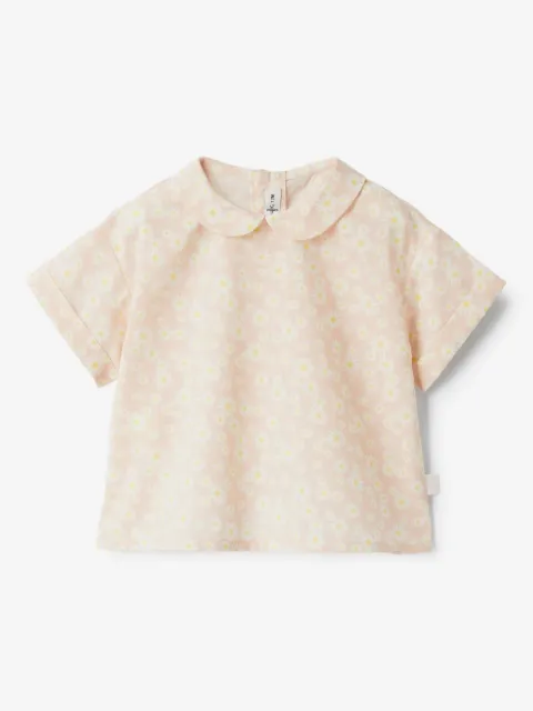Il Gufo floral cotton blouse