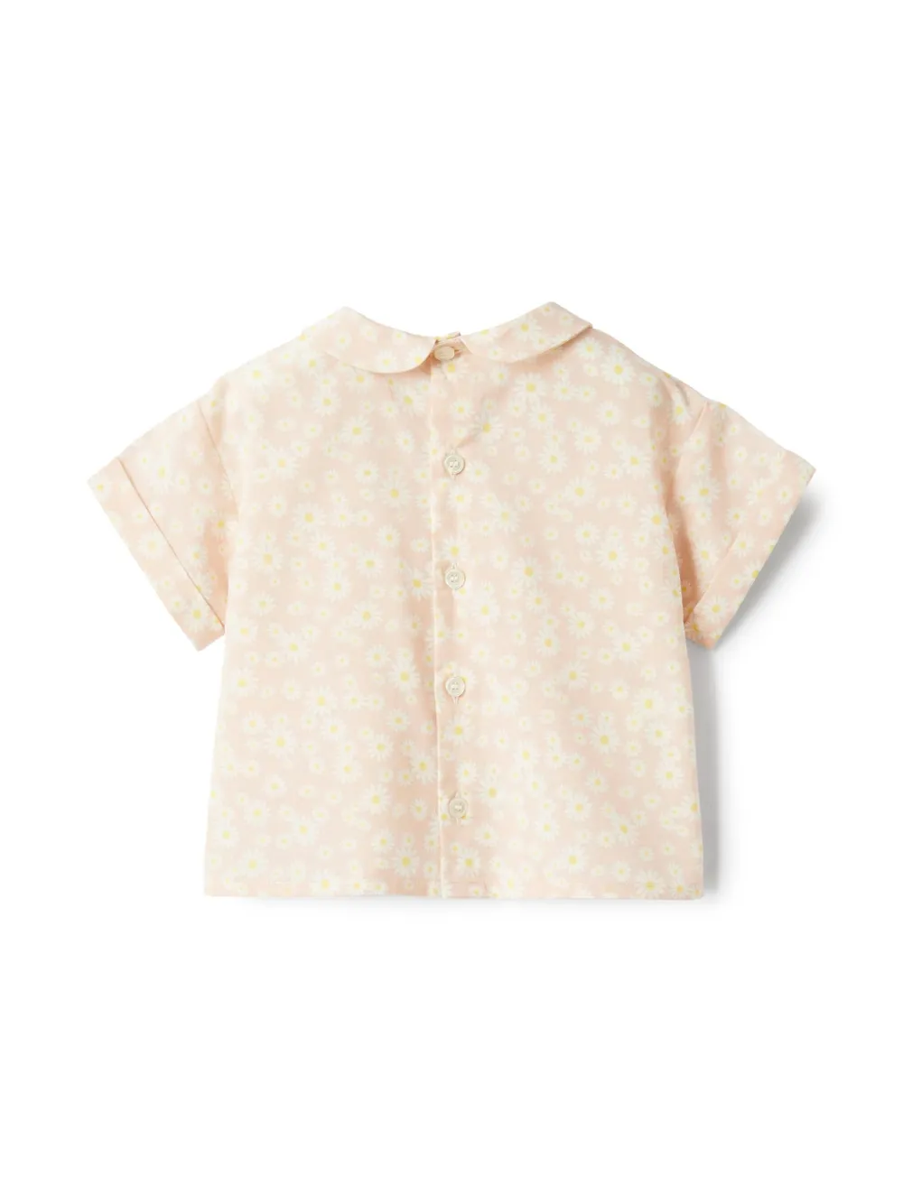 Il Gufo floral cotton blouse - Roze