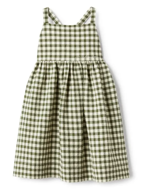 Il Gufo check-pattern dress
