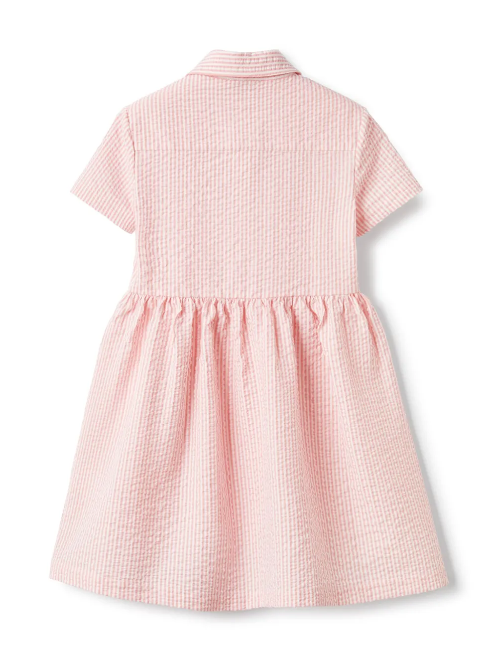 Il Gufo Gestreepte mini-jurk - Roze