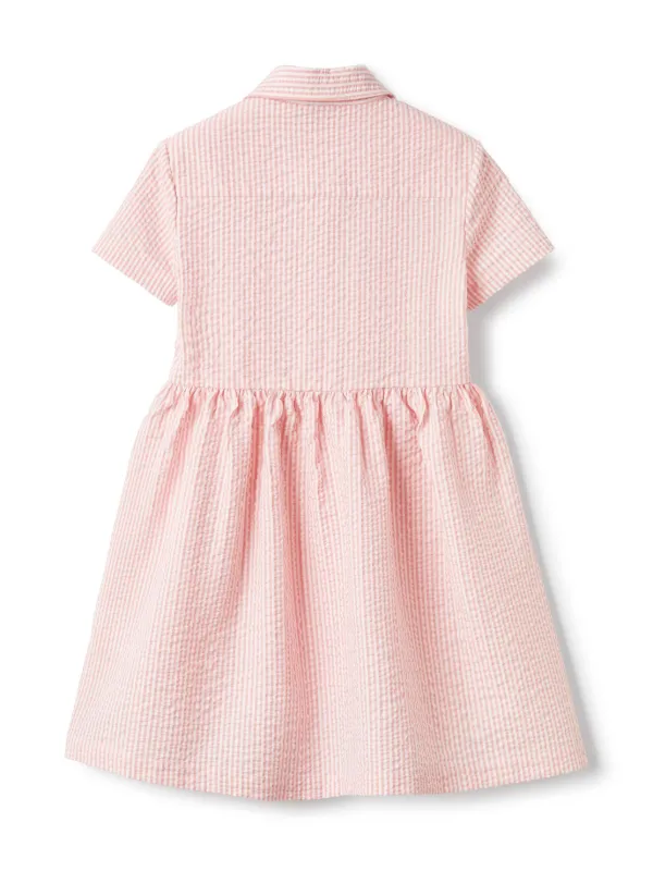 Il Gufo Striped Mini Dress | Pink | FARFETCH