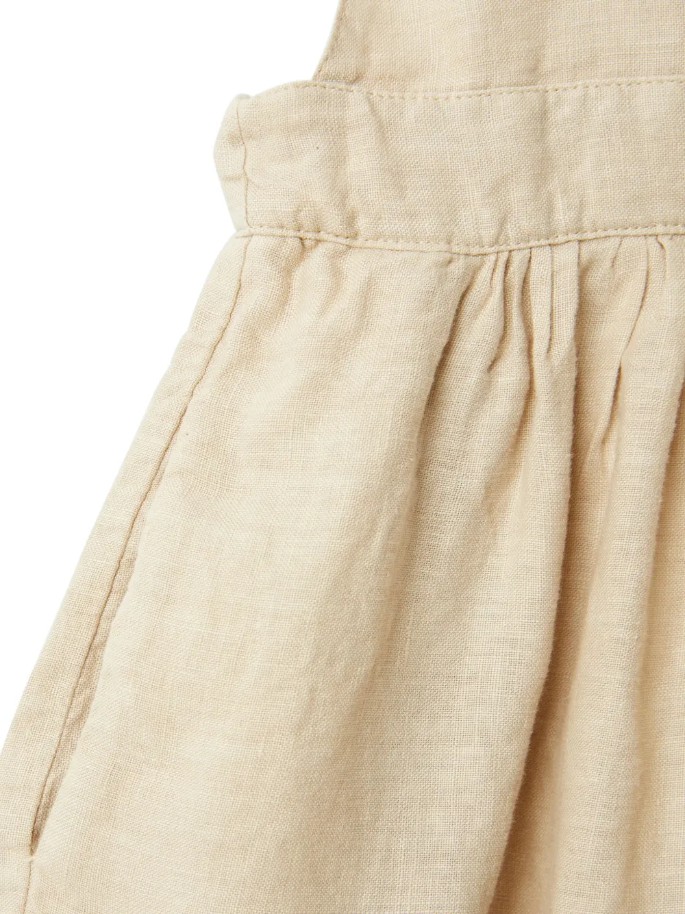 Il Gufo Mini-jurk met ruches Beige