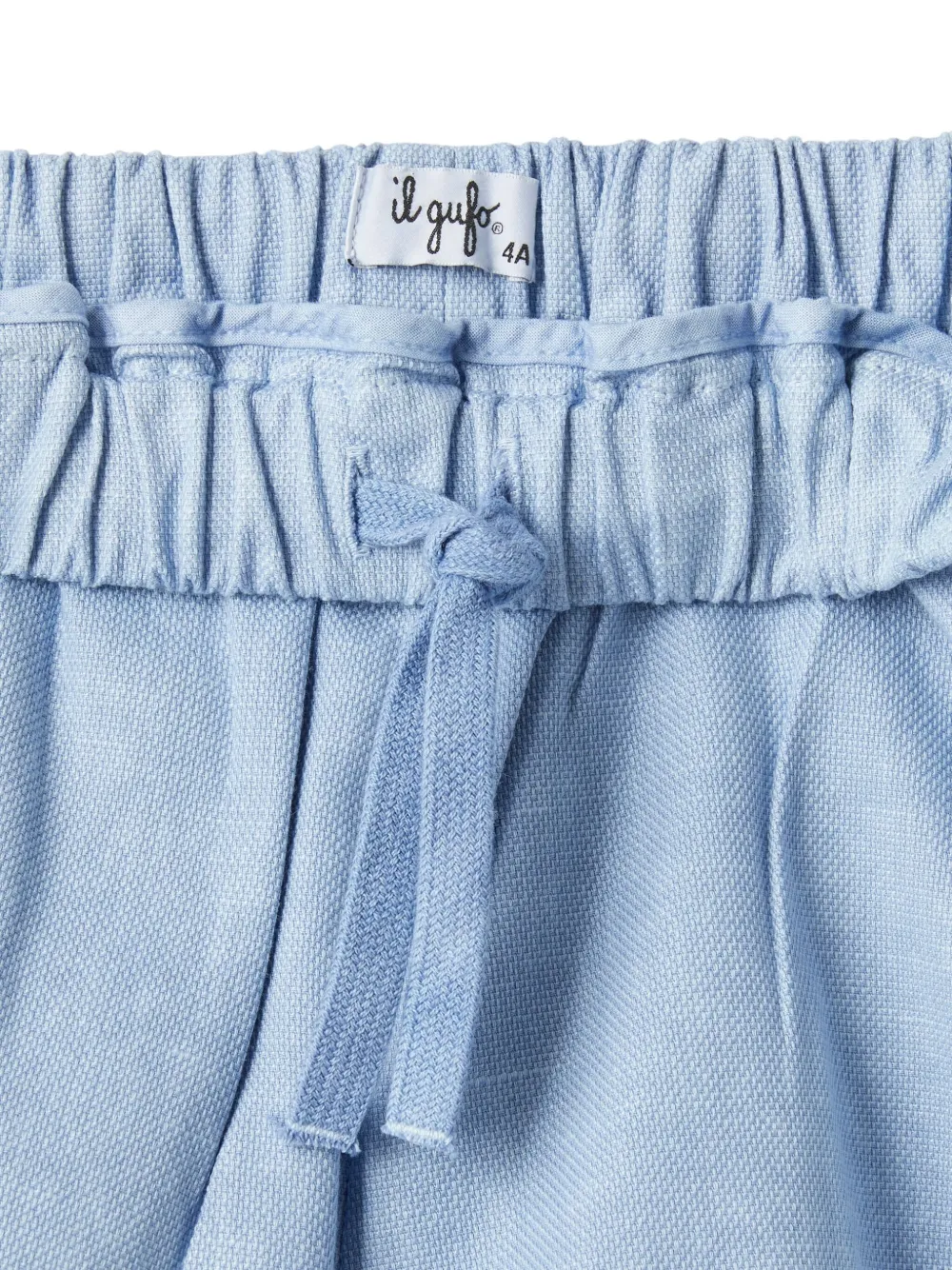 Il Gufo Drawstring-fastening Shorts In Blue