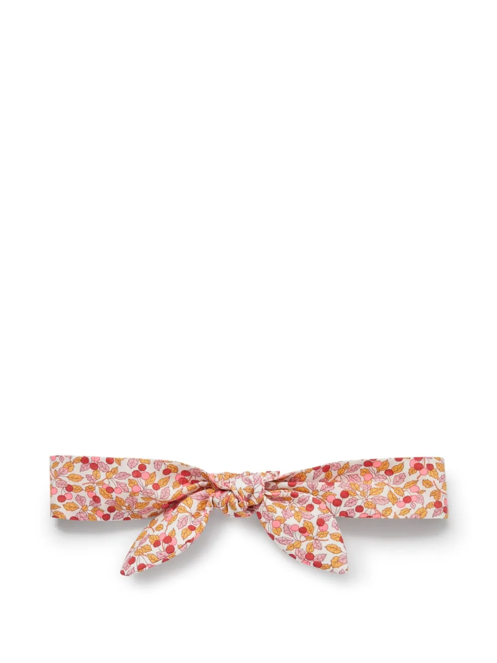 Il Gufo leaf-print hairband - Roze