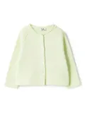 Il Gufo long-sleeved cardigan - Green