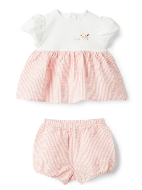 Il Gufo striped short set