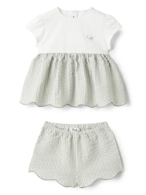 Il Gufo set de shorts con motivo de rayas