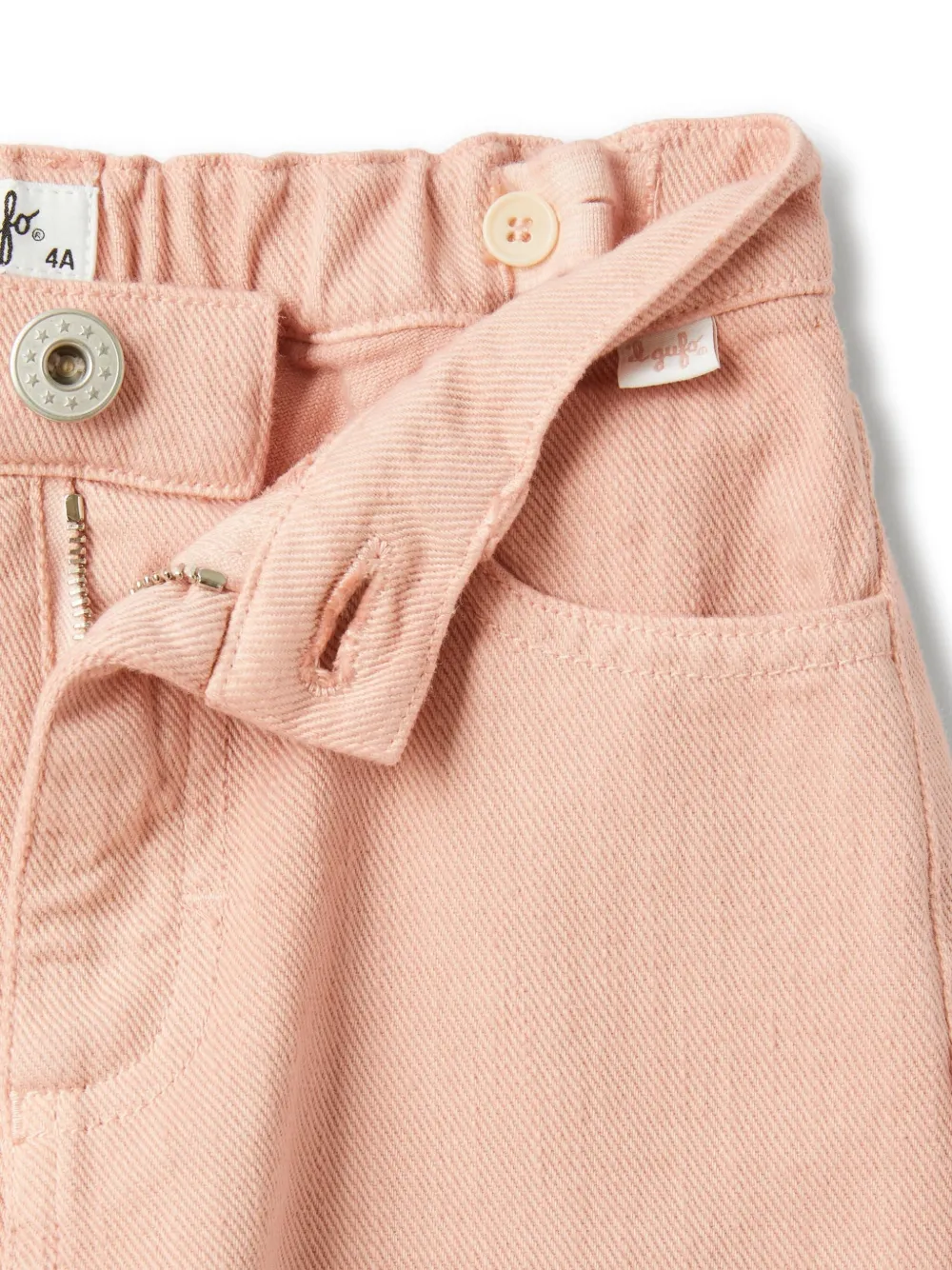 Il Gufo Button-fastening Jeans In Pink