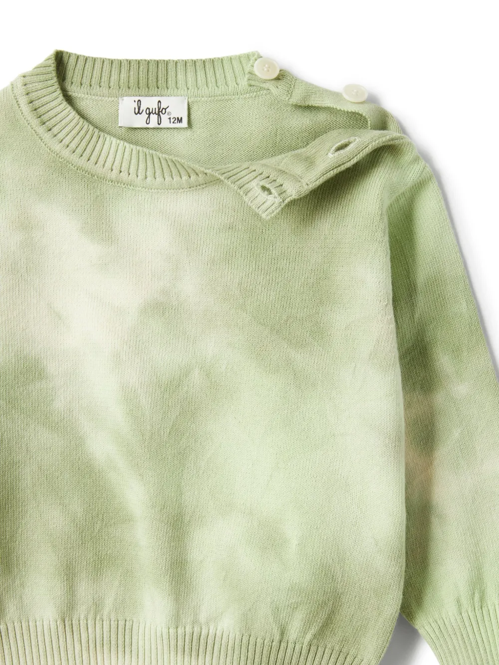 Il Gufo Sweater van katoen Groen