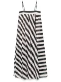 ZIMMERMANN Maxine striped maxi dress - Black