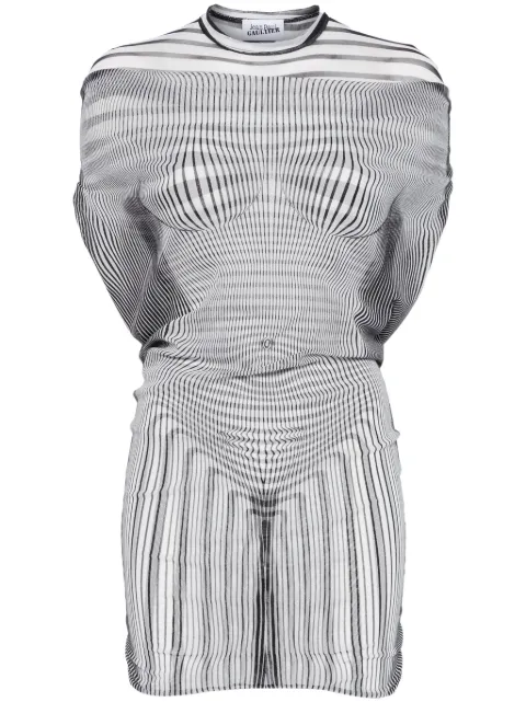 Jean Paul Gaultier vestido corto Illusion 