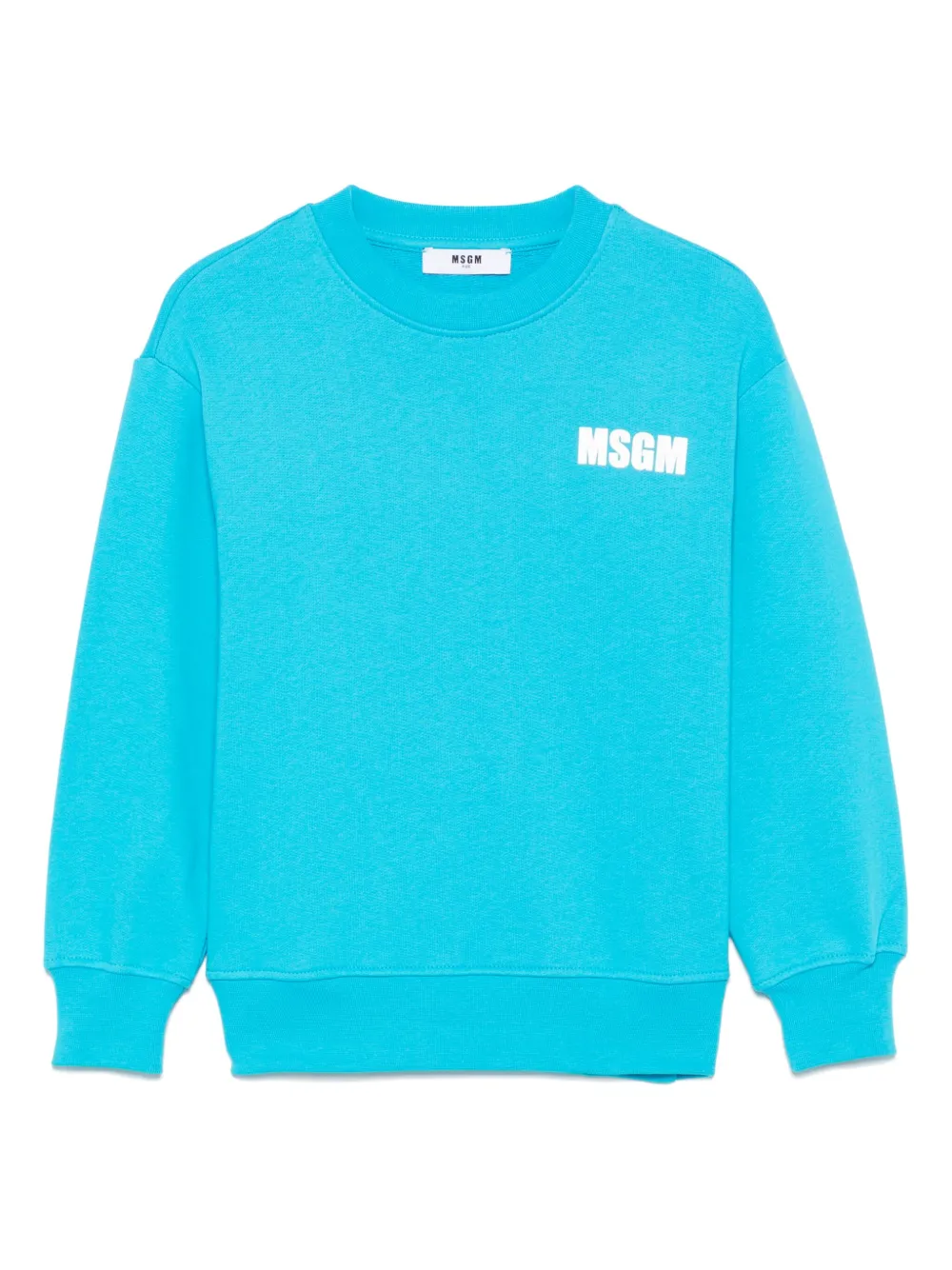 MSGM Kids logo-print sweatshirt | Blue | Image 1
