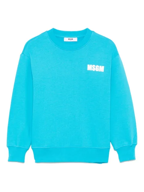 MSGM Kids logo-print sweatshirt