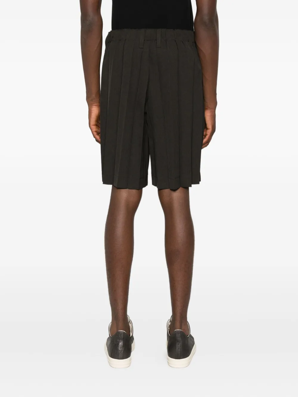 Homme Plissé Issey Miyake Geplooide shorts Bruin